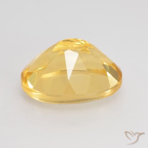 Citrine Or moyen naturelle ovale, 3.59 ct, VVS-VS