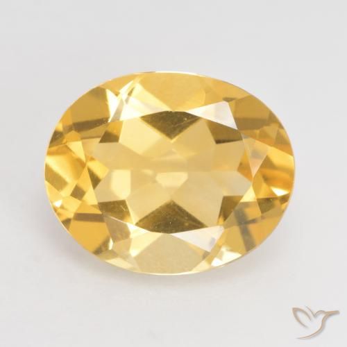 3.13ct Naturel Or Citrine, ovale, VVS-VS