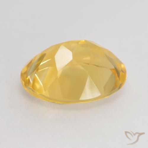 Citrine Or moyen naturelle ovale, 3.04 ct, VVS-VS