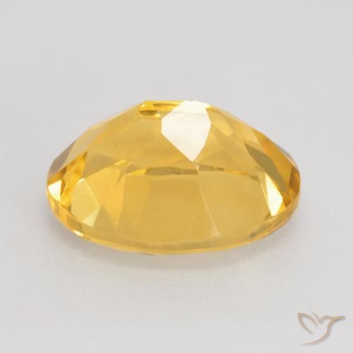 Citrine Or moyen naturelle ovale, 3.17 ct, VVS-VS