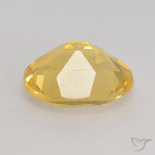 Citrine Or moyen naturelle ovale, 3.15 ct, VVS-VS