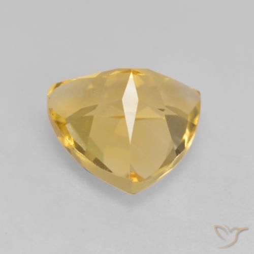 Citrine Doré moyen naturelle Trillion, 1.76 ct, VS