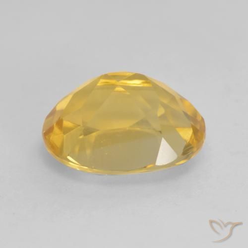 Citrine Or moyen naturelle ovale, 3.21 ct, VVS-VS