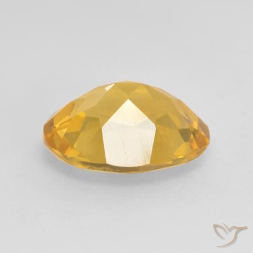 Citrine Doré moyen-foncé naturelle ovale, 2.78 ct, VS