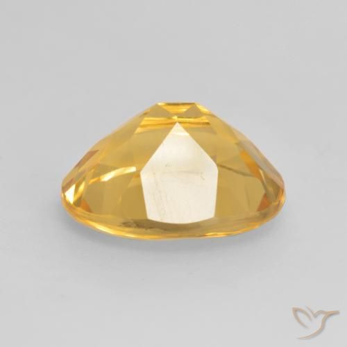 Citrine Doré vif naturelle ovale, 3.17 ct, VVS-VS