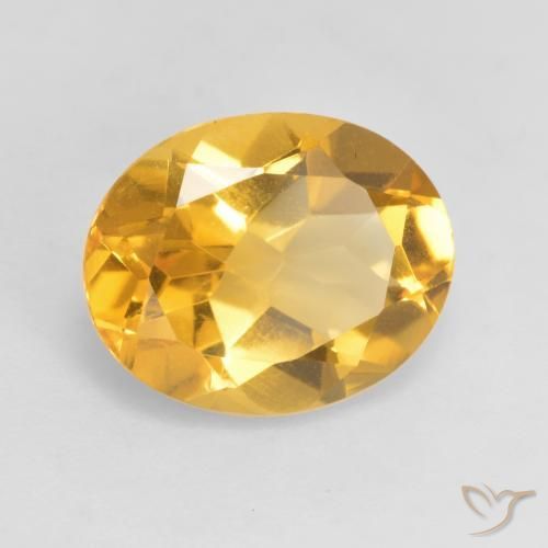 Citrine Doré moyen naturelle ovale, 3.17 ct, VVS-VS