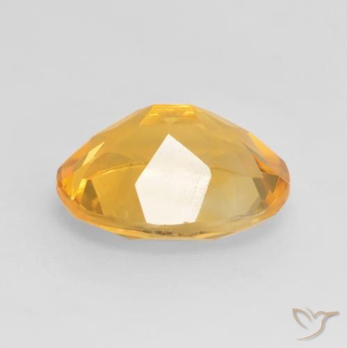 Citrine Doré moyen naturelle ovale, 3.17 ct, VVS-VS