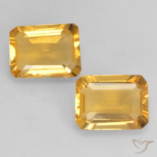 Shop natural 2.66ct Doré vif Citrine gems, Octogone / coupe Émeraude, from Brésil at GemSelect. In stock, global shipping!