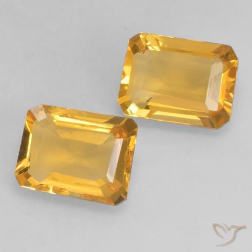 Shop natural 2.66ct Doré vif Citrine gems, Octogone / coupe Émeraude, from Brésil at GemSelect. In stock, global shipping!