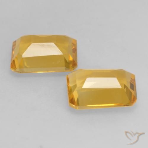 Shop natural 2.66ct Doré vif Citrine gems, Octogone / coupe Émeraude, from Brésil at GemSelect. In stock, global shipping!