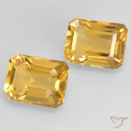 Shop natural 3.38ct Orange doré profond Citrine gems, Octogone / coupe Émeraude, from Brésil at GemSelect. In stock, global shipping!