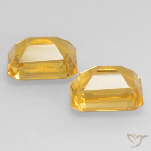 Shop natural 3.38ct Orange doré profond Citrine gems, Octogone / coupe Émeraude, from Brésil at GemSelect. In stock, global shipping!