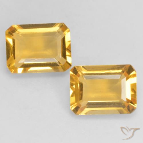 Shop natural 2.70ct Doré profond Citrine gems, Octogone / coupe Émeraude, from Brésil at GemSelect. In stock, global shipping!