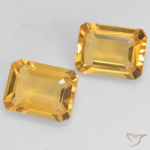Shop natural 2.70ct Doré profond Citrine gems, Octogone / coupe Émeraude, from Brésil at GemSelect. In stock, global shipping!