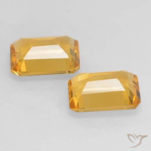 Shop natural 2.70ct Doré profond Citrine gems, Octogone / coupe Émeraude, from Brésil at GemSelect. In stock, global shipping!