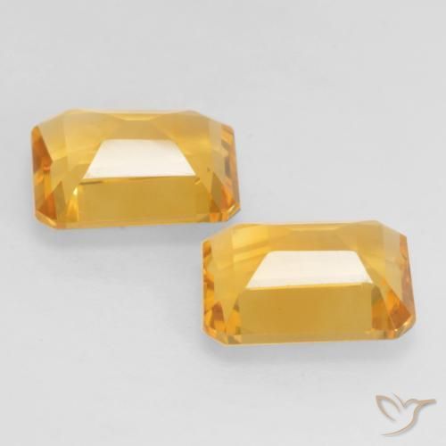 Shop natural 2.96ct Doré foncé Citrine gems, Octogone / coupe Émeraude, from Brésil at GemSelect. In stock, global shipping!