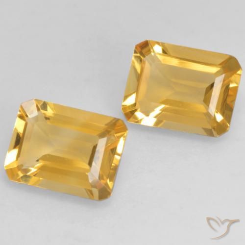 Shop natural 2.67ct Doré profond Citrine gems, Octogone / coupe Émeraude, from Brésil at GemSelect. In stock, global shipping!