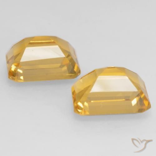 Shop natural 3.43ct Doré Citrine gems, Octogone / coupe Émeraude, from Brésil at GemSelect. In stock, global shipping!