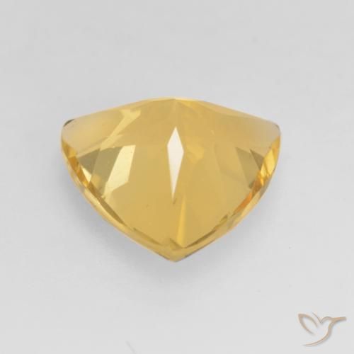 Citrine Or moyen naturelle Trillion, 2.05 ct, VVS-VS