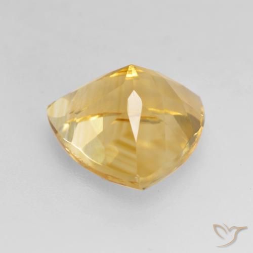 Citrine Doré moyen naturelle Trillion, 2.29 ct, VVS-VS