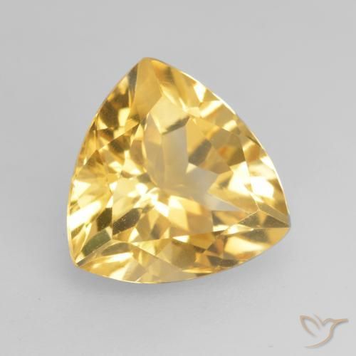 Citrine Doré naturelle Trillion, 2.20 ct, VVS-VS