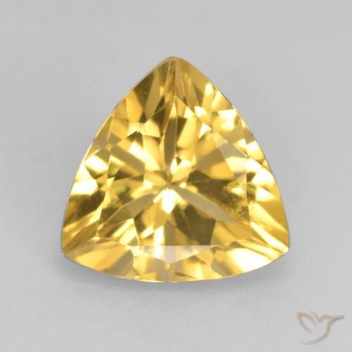 Citrine Doré naturelle Trillion, 2.18 ct, VVS-VS