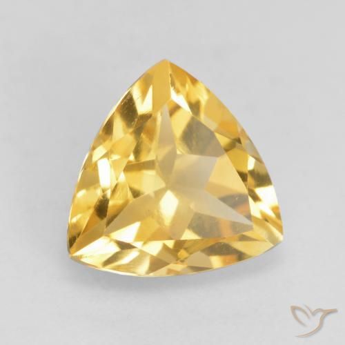Citrine Doré naturelle Trillion, 2.20 ct, VVS-VS