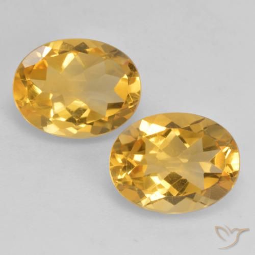 Achetez naturel 3.07ct Orange Doré Citrine gems, Coupe ovale, En provenance Brésil chez GemSelect. En stock, livraison internationale!
