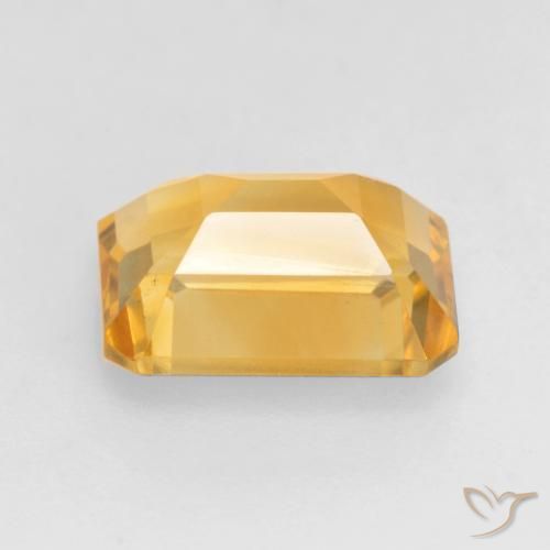 Citrine Or moyen naturelle Octogone / coupe Émeraude, 1.47 ct, VVS-VS