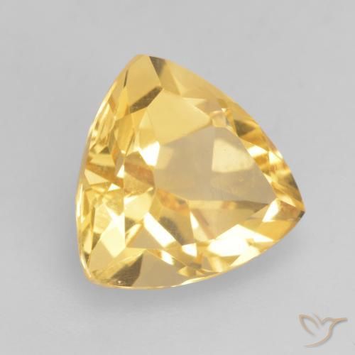 Citrine Or moyen naturelle Trillion, 2.34 ct, VVS-VS