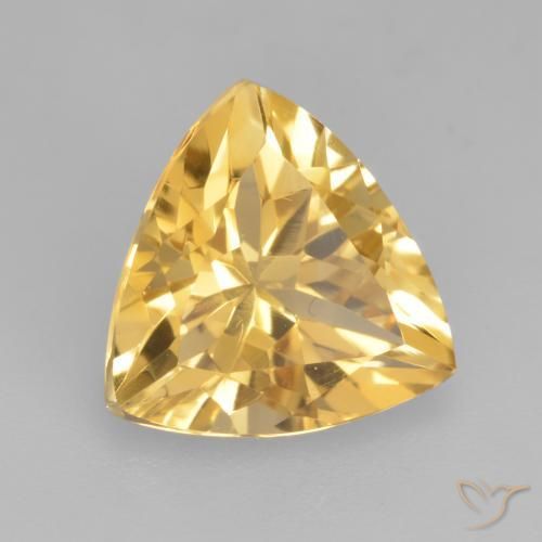 Citrine Or naturelle Trillion, 2.00 ct, VVS-VS