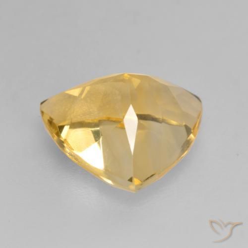 Citrine Orange Doré naturelle Trillion, 1.98 ct, VVS-VS