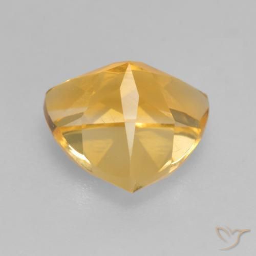 Citrine Orange Doré naturelle Trillion, 1.68 ct, VS
