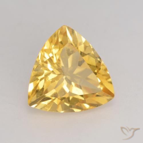 Citrine Or moyen naturelle Trillion, 2.11 ct, VVS-VS