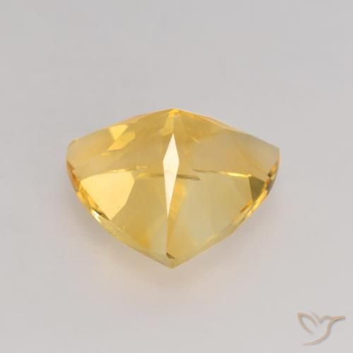 Citrine Or moyen naturelle Trillion, 2.11 ct, VVS-VS