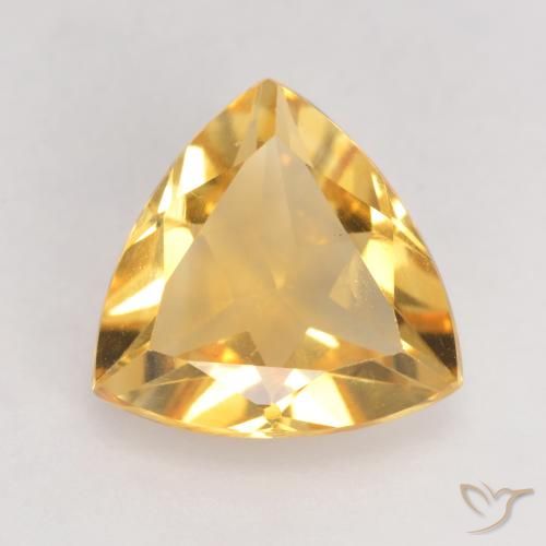 1.99ct Naturel Doré vif Citrine, Trillion, VVS-VS