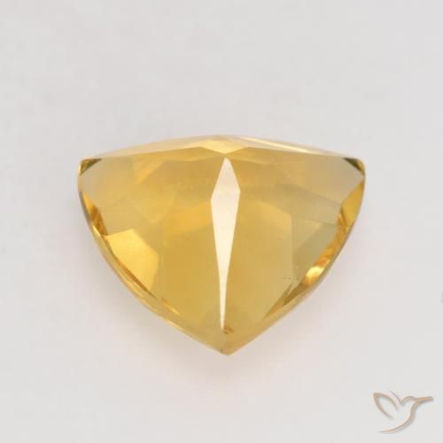 Citrine Doré vif naturelle Trillion, 1.99 ct, VVS-VS