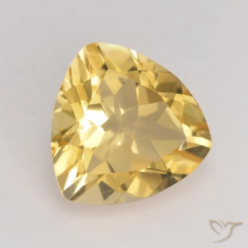 Citrine Or naturelle Trillion, 1.88 ct, VVS-VS
