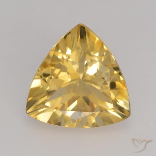 Citrine Or moyen naturelle Trillion, 2.15 ct, VVS-VS
