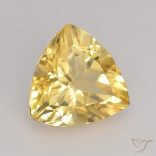 Citrine Or naturelle Trillion, 2.06 ct, VVS-VS