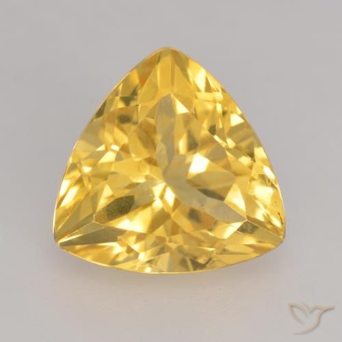 Citrine Or moyen naturelle Trillion, 2.42 ct, VVS-VS