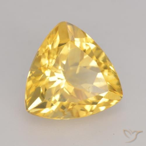 Citrine Or moyen naturelle Trillion, 2.42 ct, VVS-VS