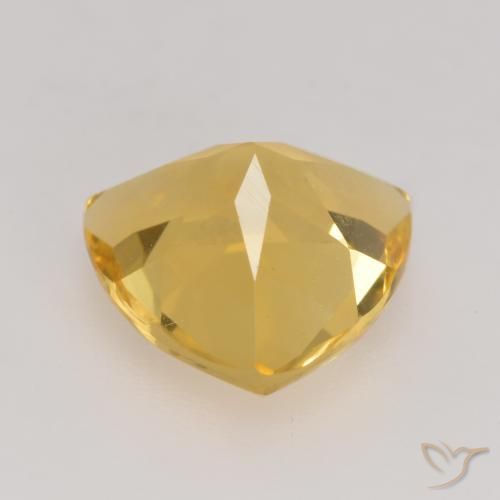 Citrine Doré moyen naturelle Trillion, 2.15 ct, VVS-VS