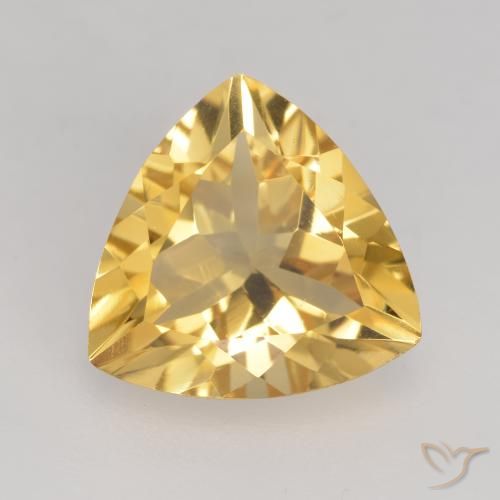 Citrine Or naturelle Trillion, 2.02 ct, VVS-VS
