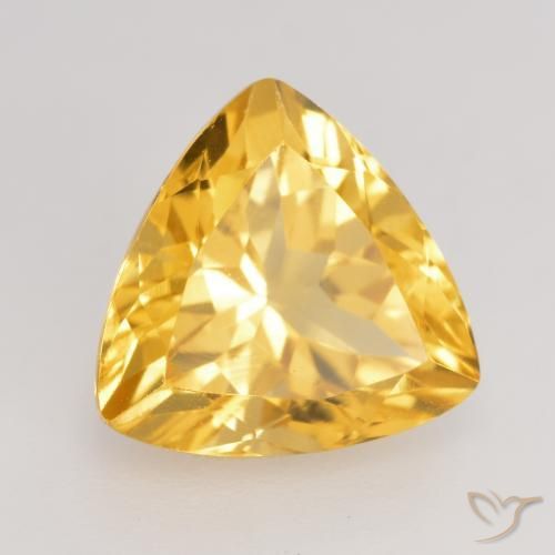 Citrine Or moyen naturelle Trillion, 2.47 ct, VVS-VS