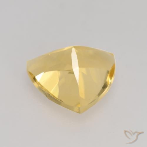 Citrine Doré moyen-léger naturelle Trillion, 2.13 ct, VVS-VS
