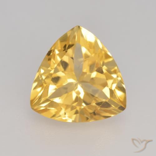 Citrine Doré vif naturelle Trillion, 2.29 ct, VVS-VS