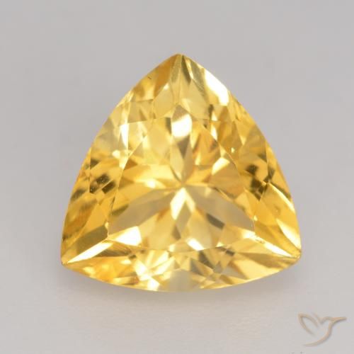 Citrine Or moyen naturelle Trillion, 2.35 ct, VVS-VS