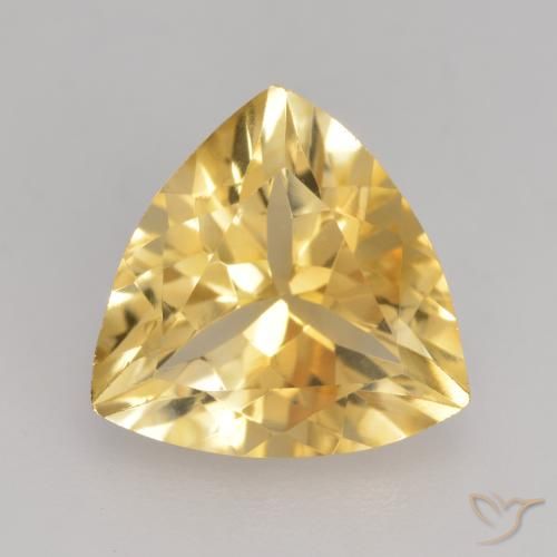 Citrine Or naturelle Trillion, 2.25 ct, VVS-VS