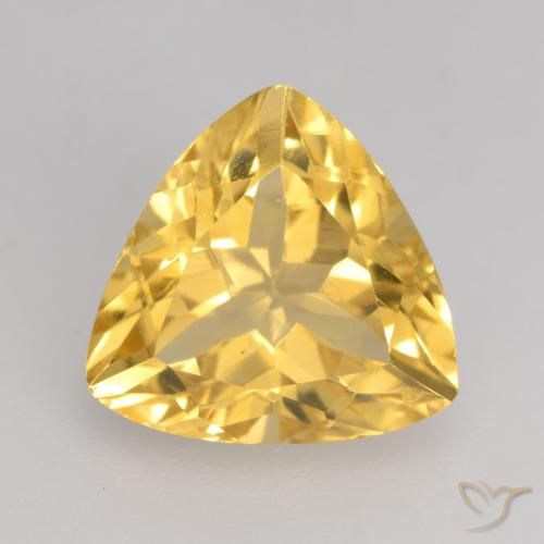 Citrine Or moyen naturelle Trillion, 2.34 ct, VVS-VS